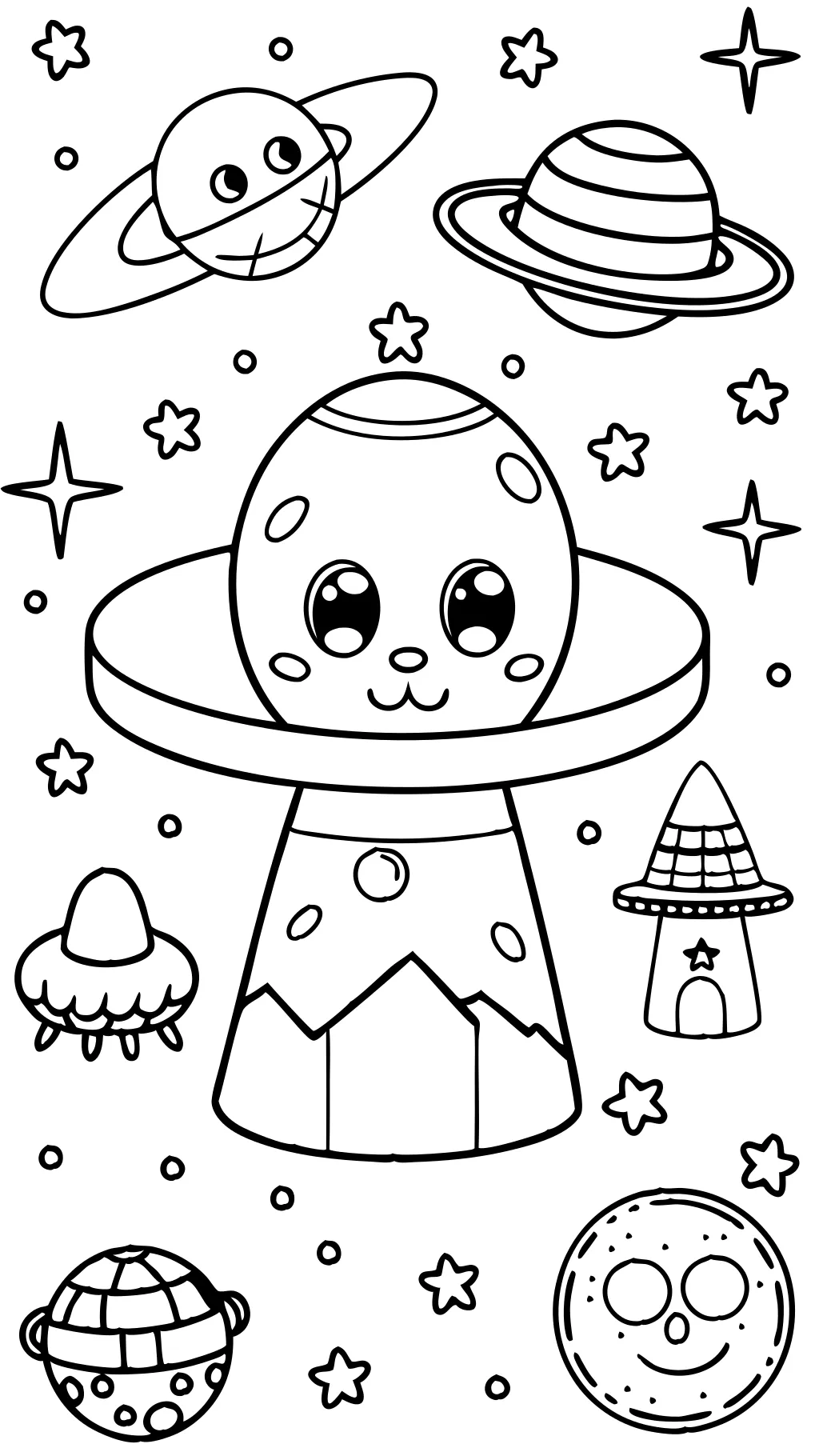 coloring pages of aliens